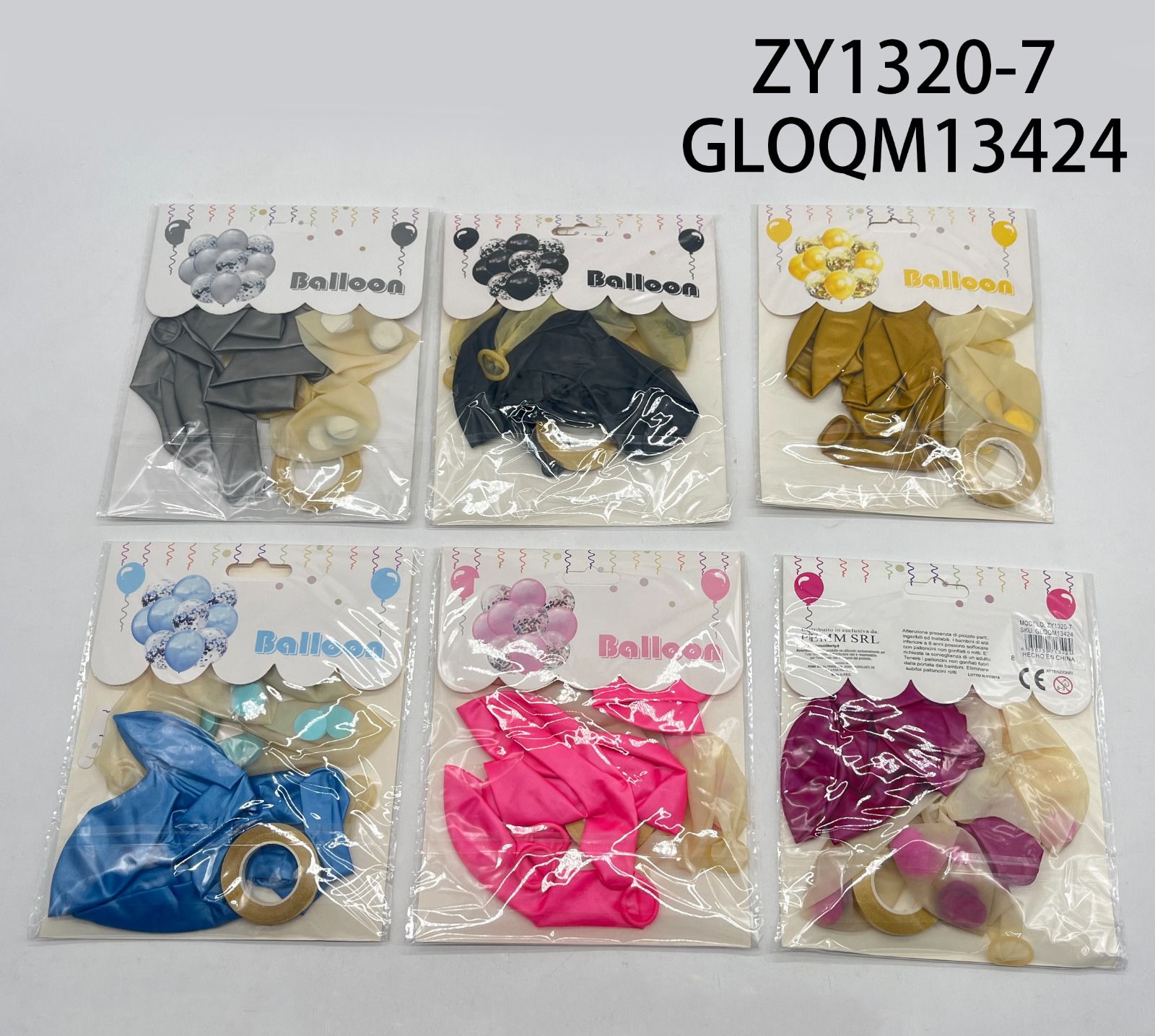 GLOBOS 10PCS P/CUMPLEANOS ZY1320-7-500